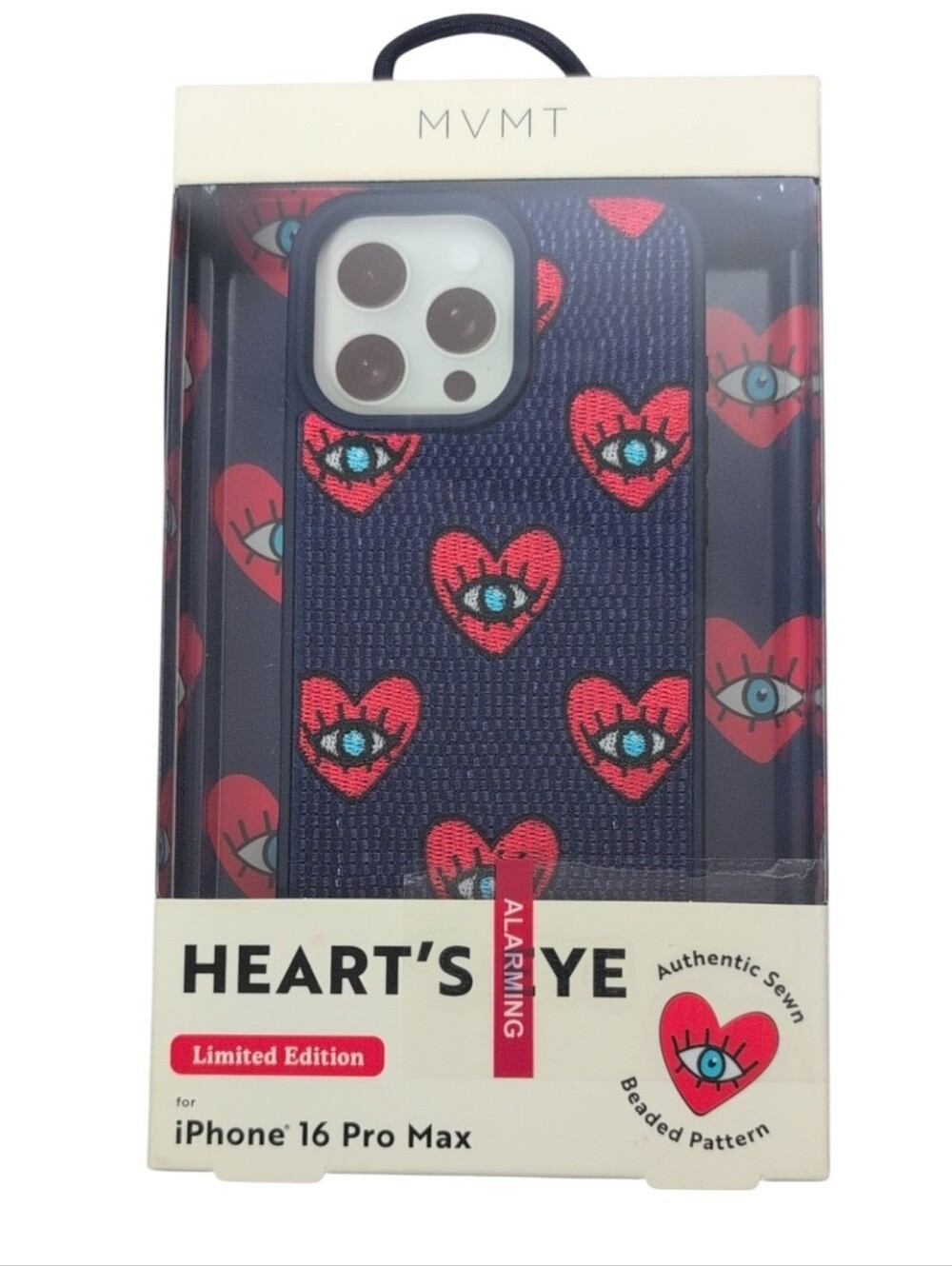 MVMT Heart's Eye Beaded Phone Case iPhone 16 Pro Max